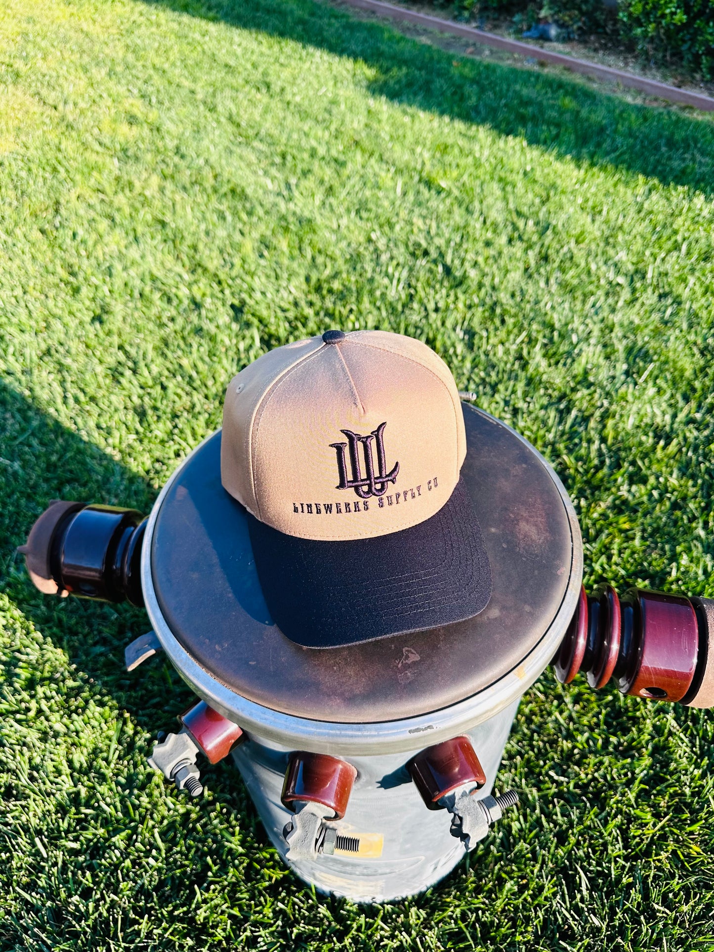 Dark Brown Snapback LW Monogram