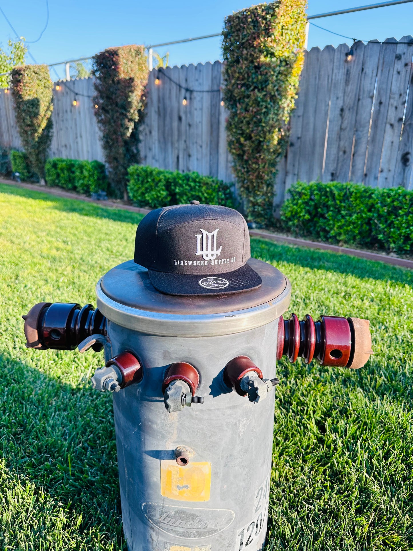 7 Panel LW Monogram Snapback