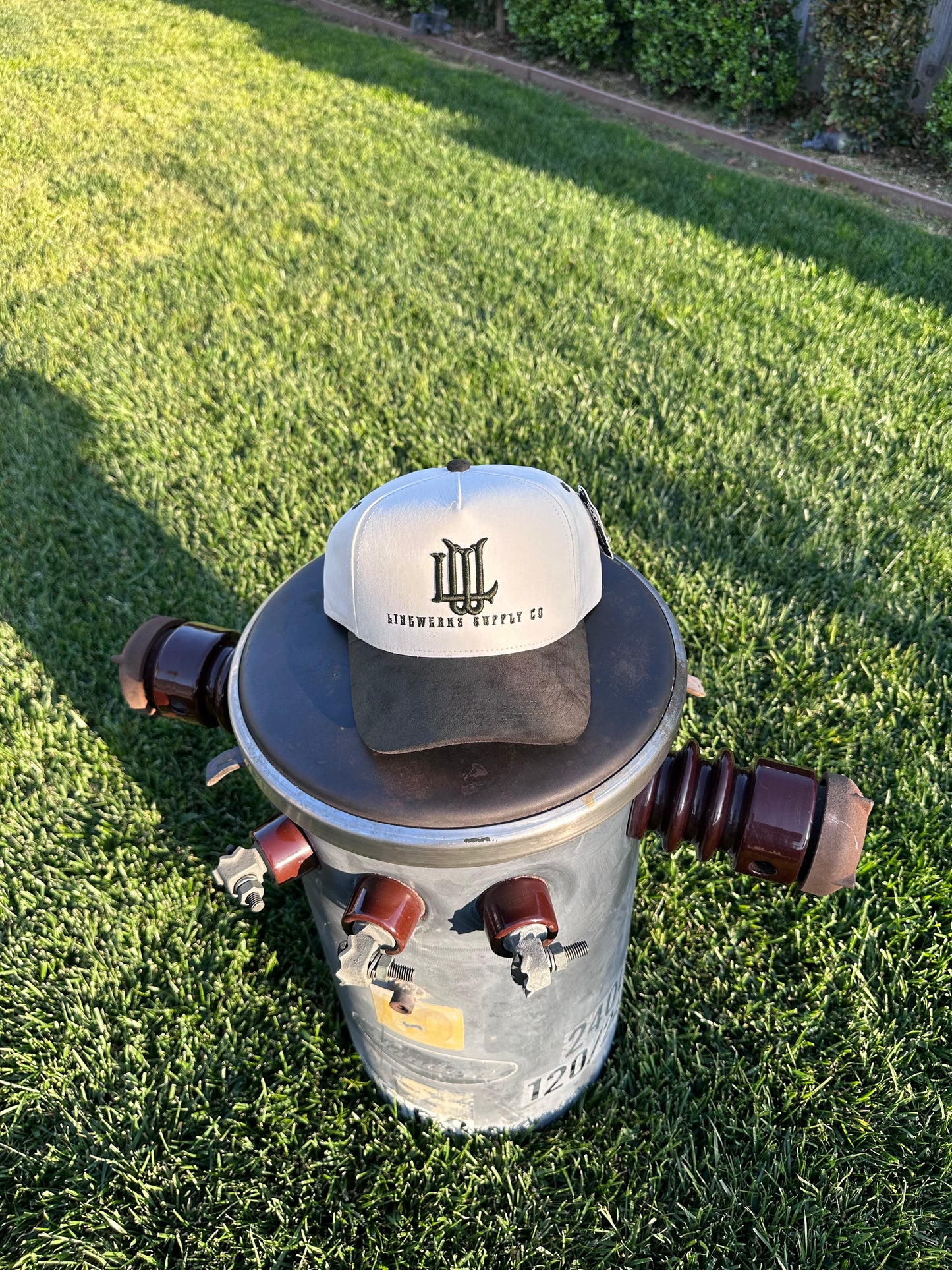 Olive Green Snapback LW Monogram