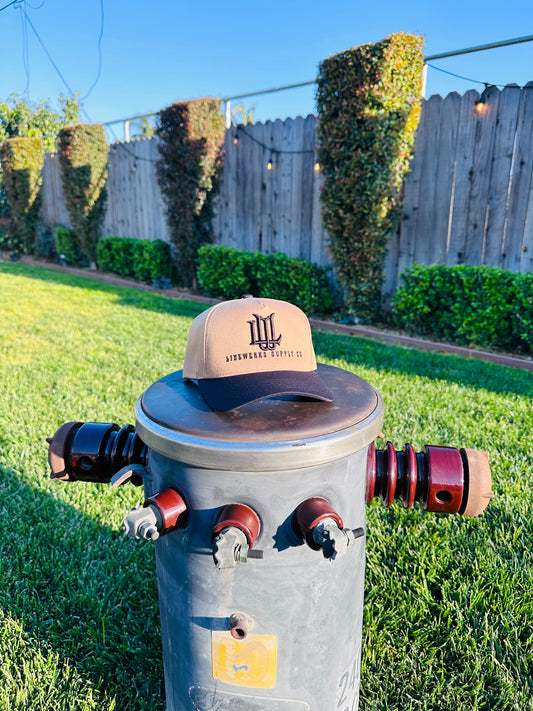 Dark Brown Snapback LW Monogram